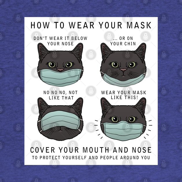 How to wear your mask 3 by tiina menzel